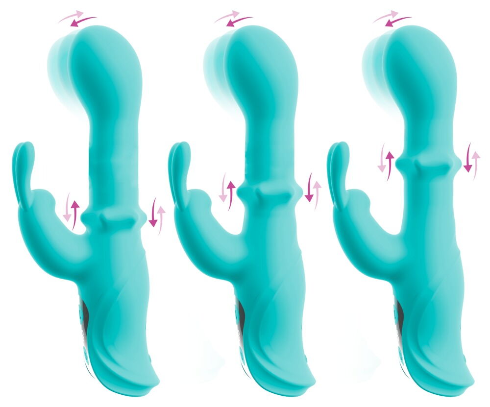 Rabbit Vibrator "ORIVEN" med bankende impulser & slide massagering