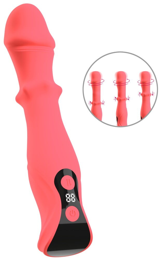 Vibrator "ORYVIA" med rotation og slide massagering