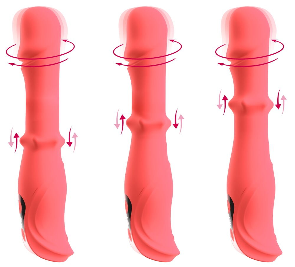 Vibrator "ORYVIA" med rotation og slide massagering