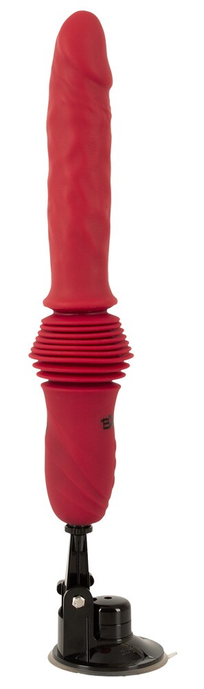 Stødvibrator "RC Double Thrusting Fucking Machine" med aftagelig sugekop