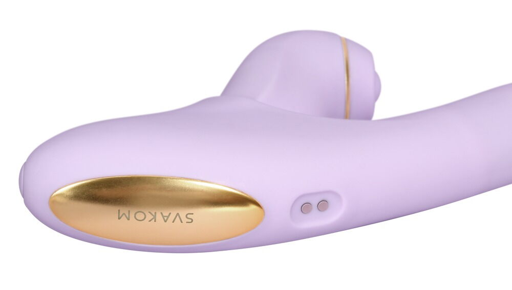 Stødvibrator "DuoGlow” med pulsatorstimulator