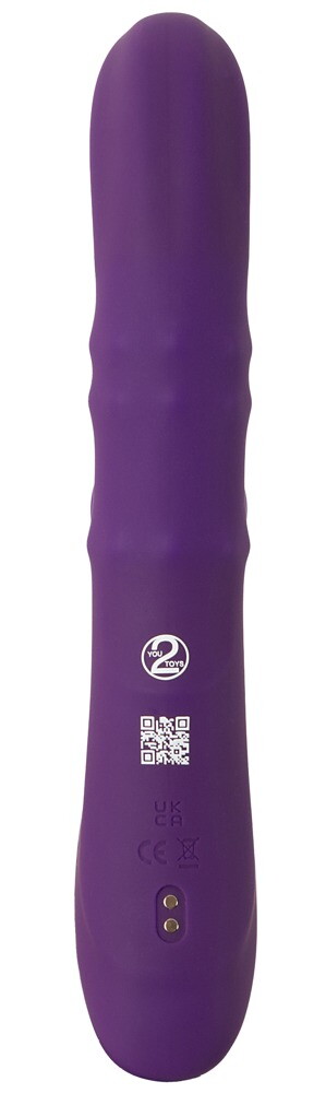 Rabbit vibrator med 3 bevægelige massageringe