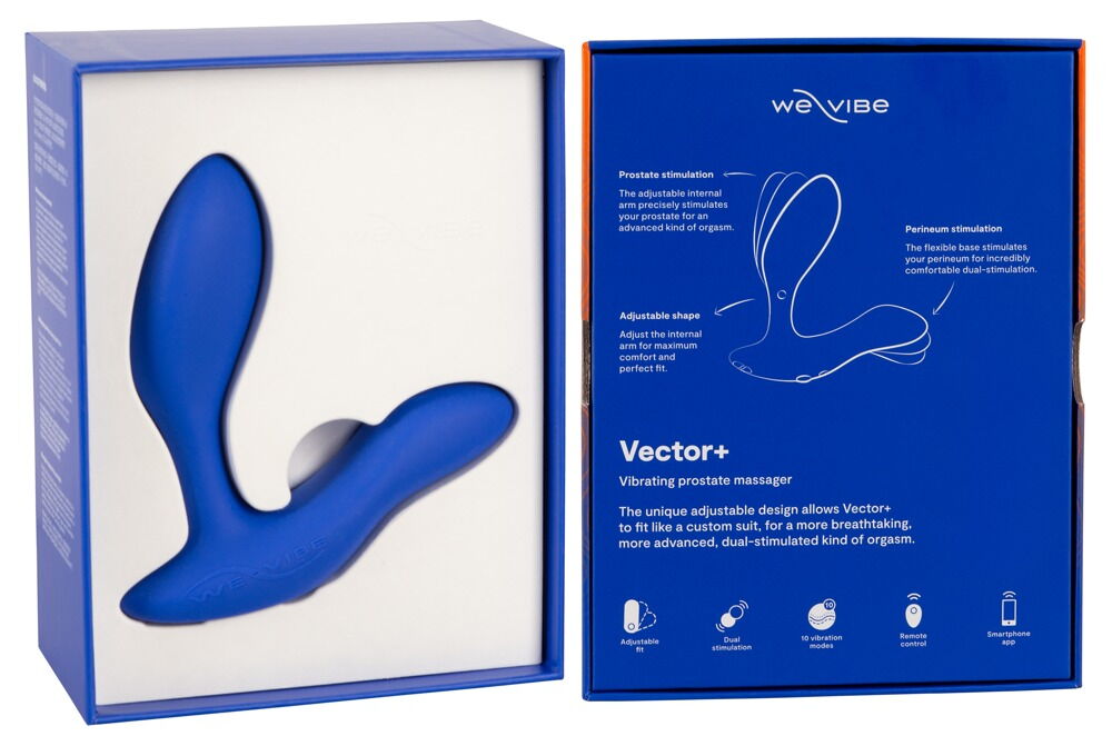 Analvibrator "Vector+" med fjernbetjening