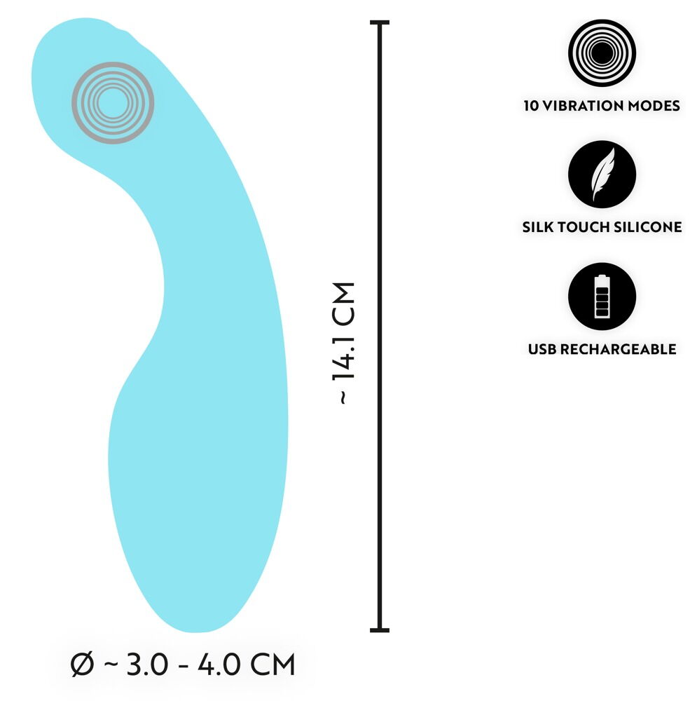 Minivibrator med dyb vibration i 10 indstillinger