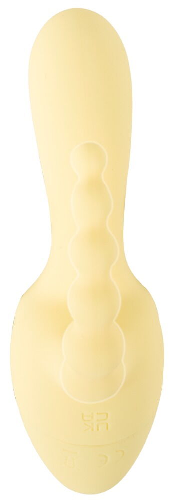 Minivibrator med klitoris- og anus-stimulator