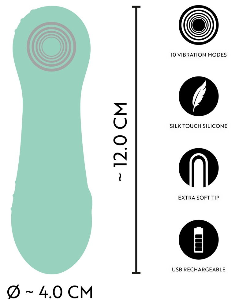 Minivibrator "Dual Density“ med dyb vibration i 10 tilstande