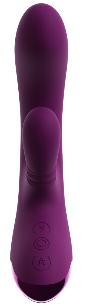 Rabbit vibrator med dobbelt nikkende funktion