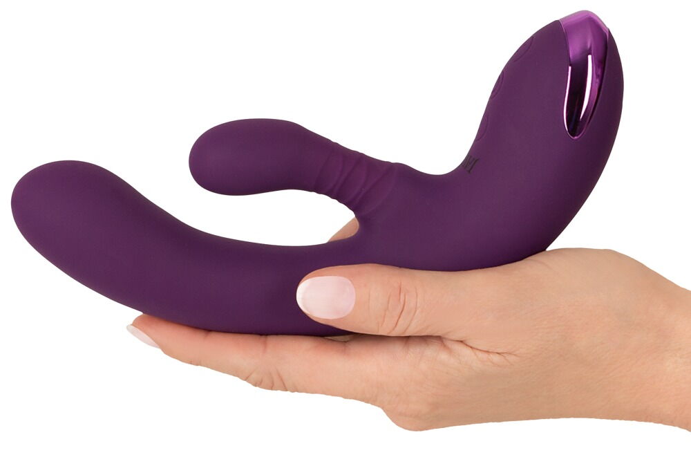 Rabbit vibrator med dobbelt nikkende funktion