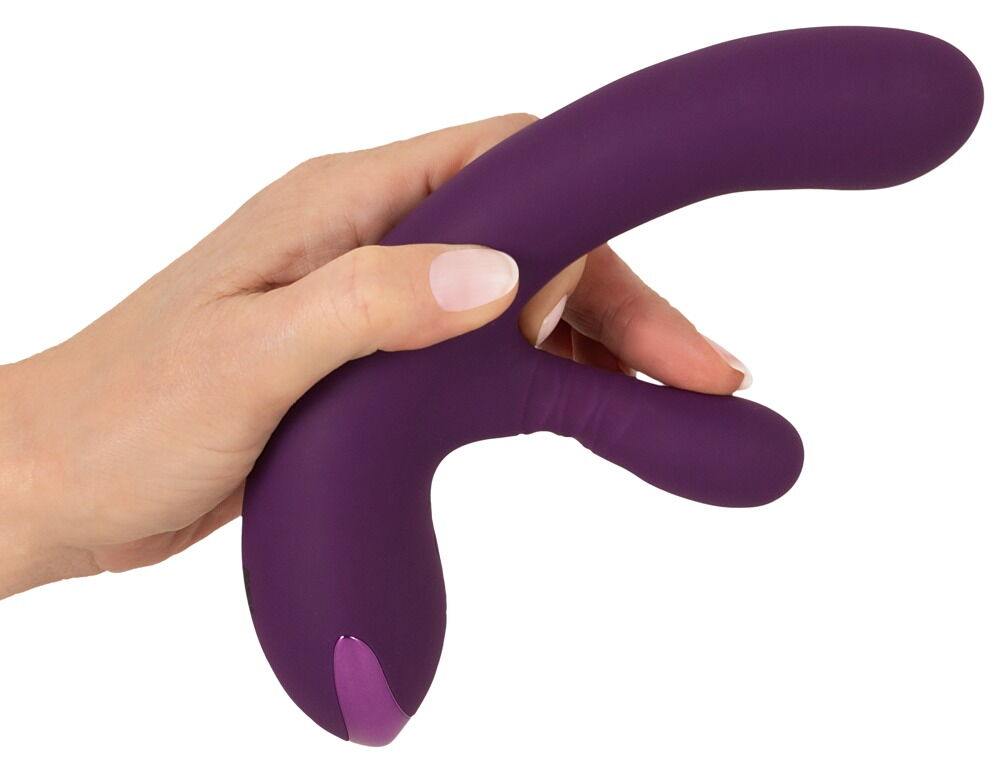 Rabbit vibrator med dobbelt nikkende funktion