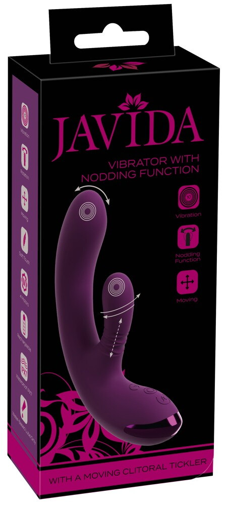 Rabbit vibrator med dobbelt nikkende funktion