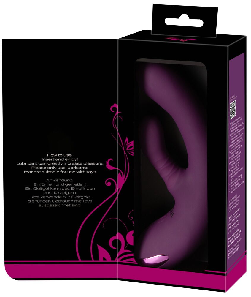 Rabbit vibrator med dobbelt nikkende funktion