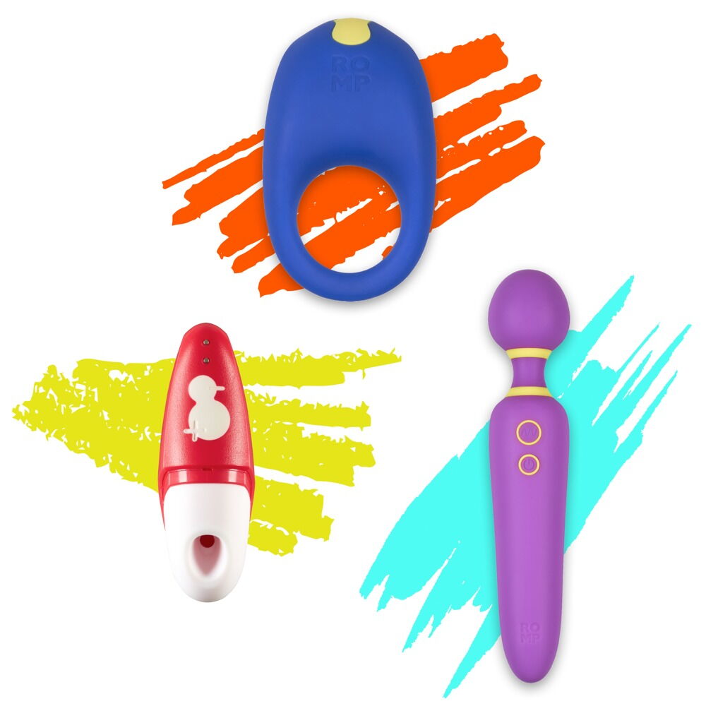 Sexlegetøjssæt ROMP by Womanizer "Pleasure Kit“