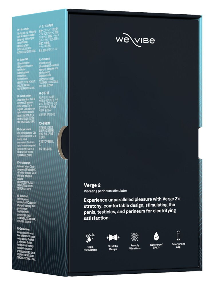 Vibro-penisring "Verge 2“ med perineumstimulator