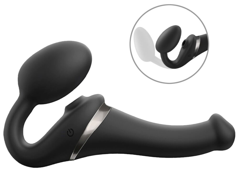 Strapless Strap-on "Multi Orgasm Bendable" med 3 motorer