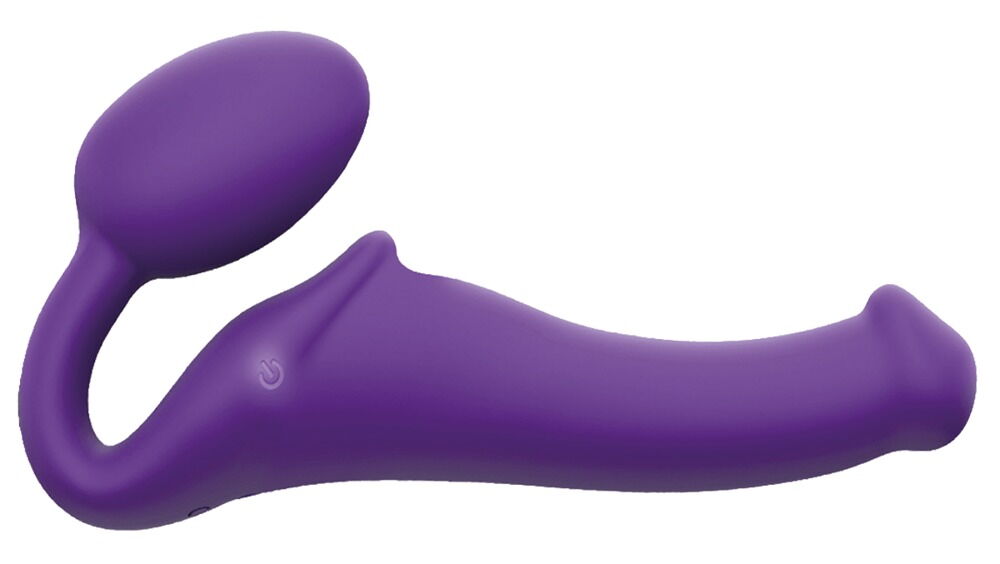 Strapless Strap-on "Vibrating Bendable" med 3 motorer