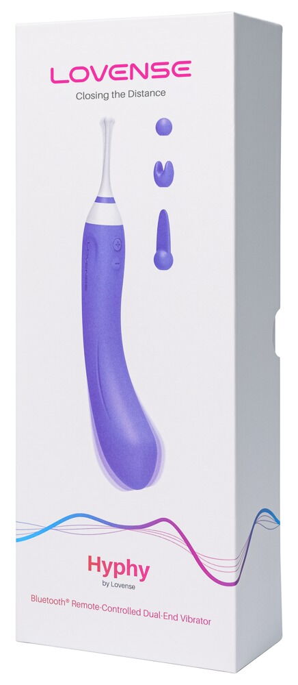Vibrator "Hyphy" inklusive 3 tilbehørsdele