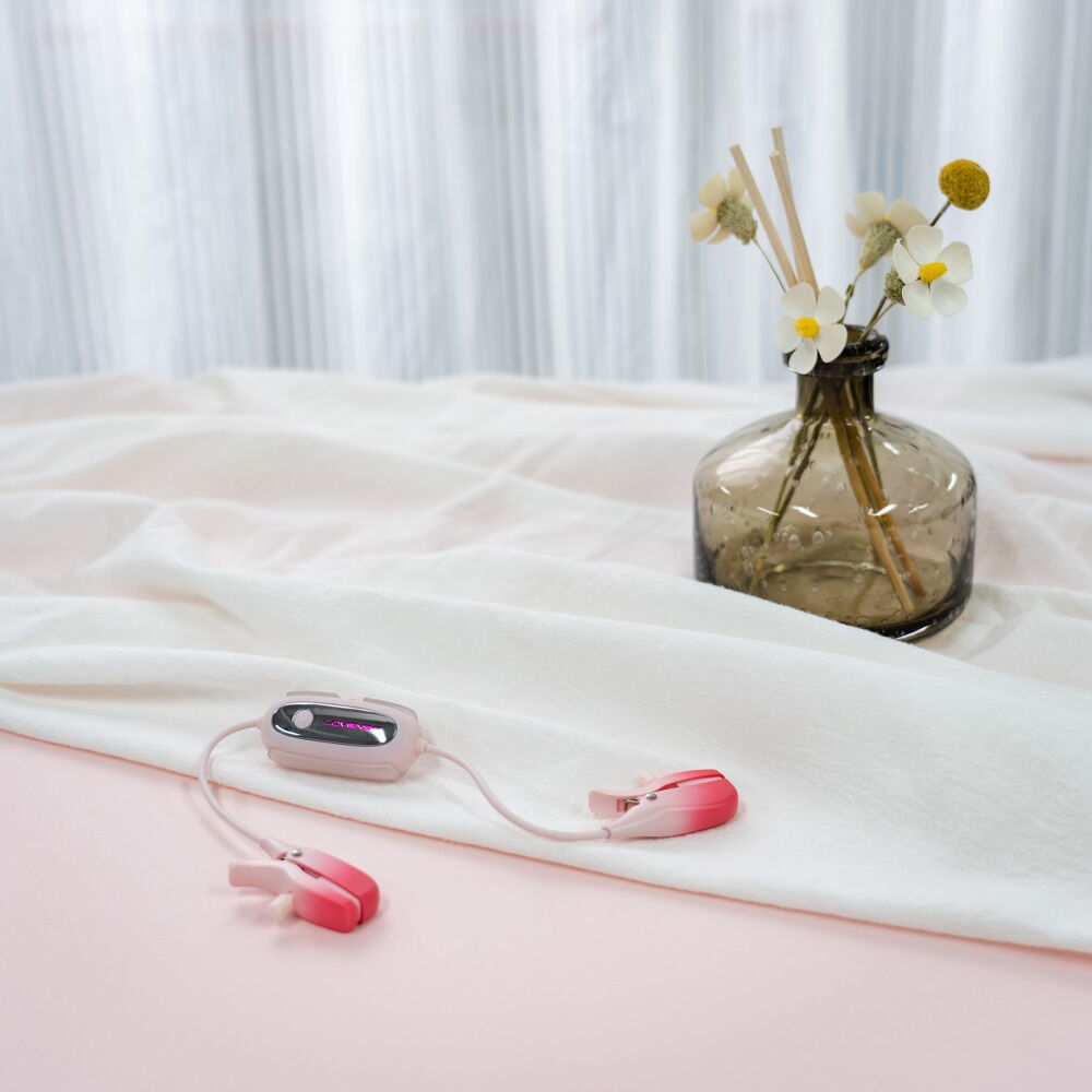 Brystvorteklemmer "Gemini" med vibrationer