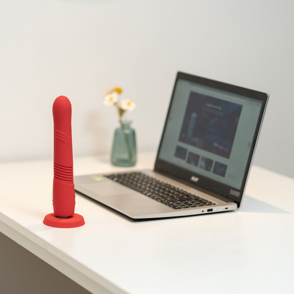 Stødvibrator "Gravity" med aftagelig sugekop