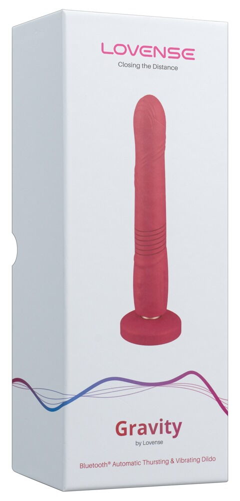 Stødvibrator "Gravity" med aftagelig sugekop