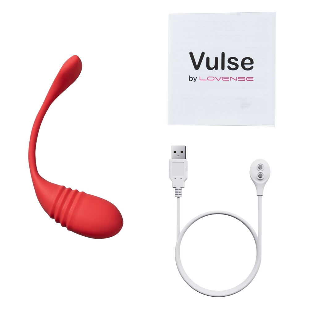 Vibrator-æg "Vulse" med stødfunktion