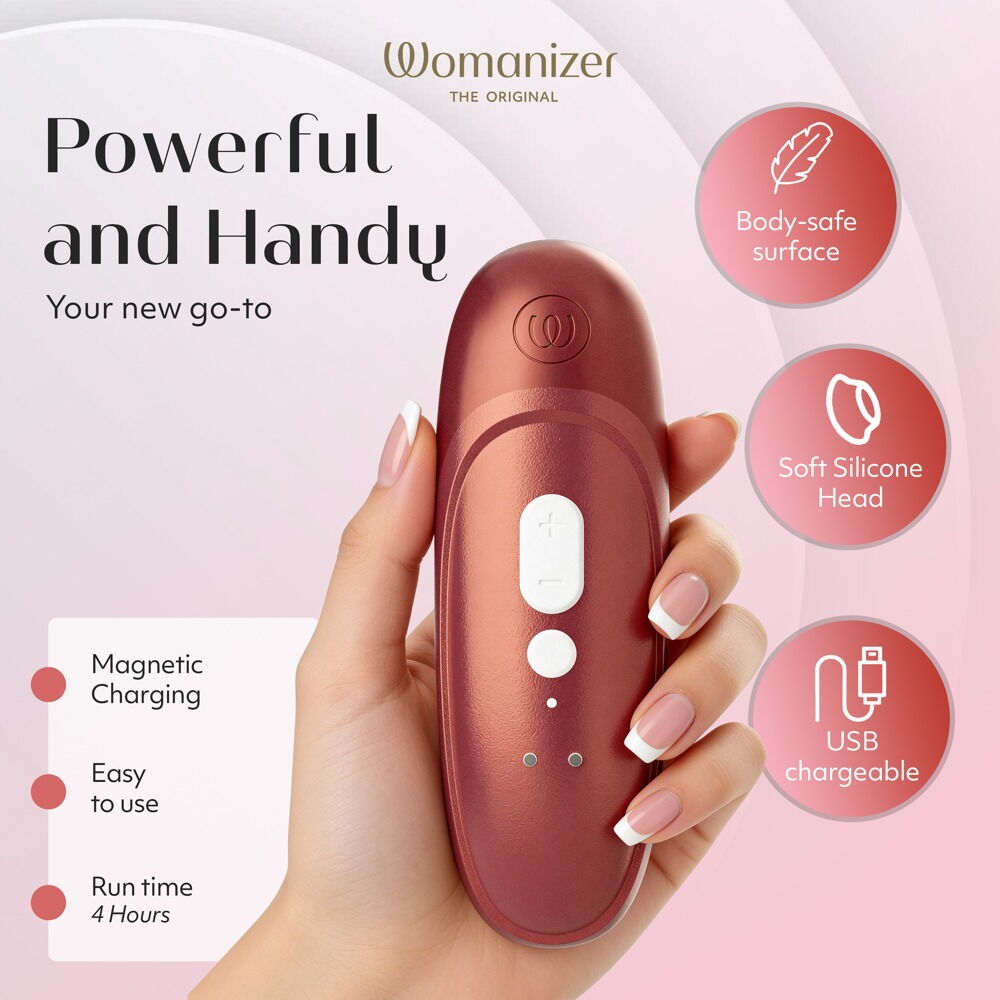 Pulsator "Womanizer Pro" med 11 intensitetsniveauer
