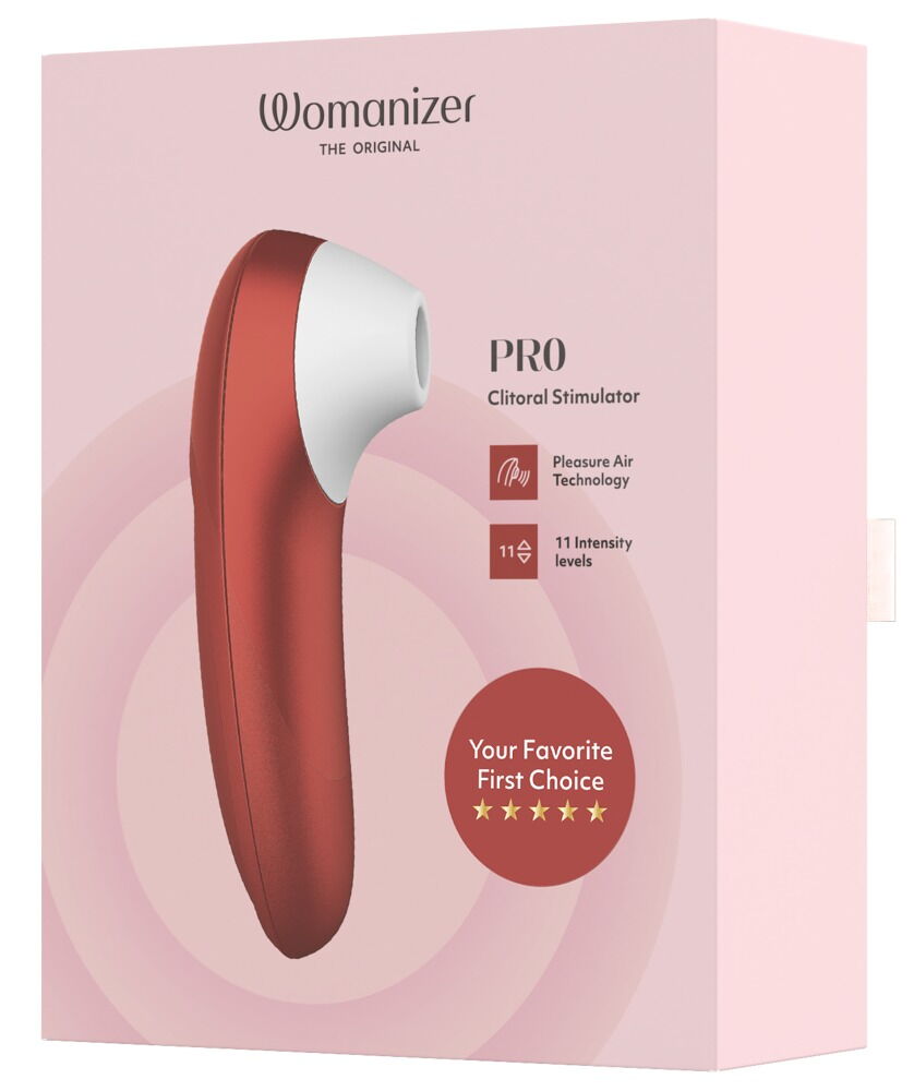 Pulsator "Womanizer Pro" med 11 intensitetsniveauer