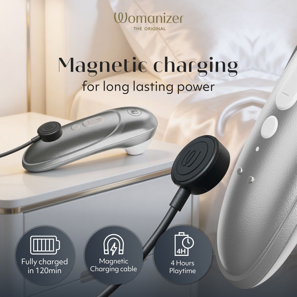 Pulsator "Womanizer Pro" med 11 intensitetsniveauer