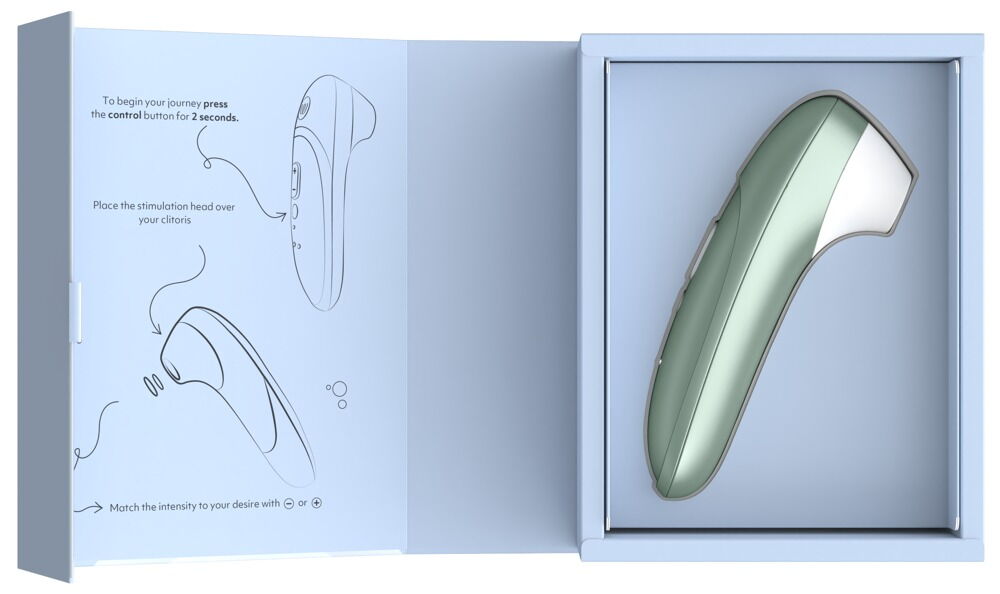 Pulsator "Womanizer Pro" med 11 intensitetsniveauer