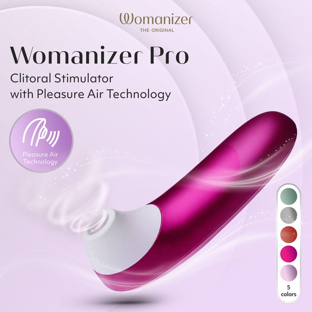 Pulsator "Womanizer Pro" med 11 intensitetsniveauer