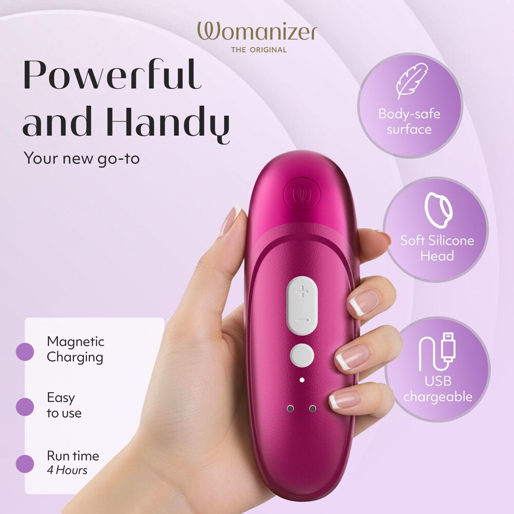 Pulsator "Womanizer Pro" med 11 intensitetsniveauer