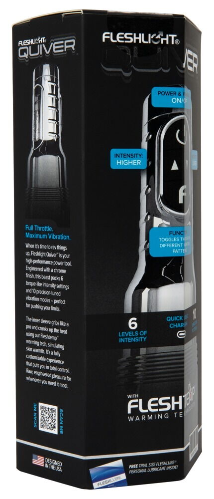 Masturbator "Quiver" med vibration og varme