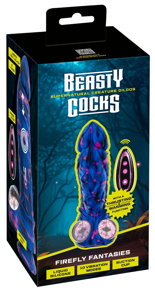 Stødvibrator "Firefly Fantasies" med fjernbetjening