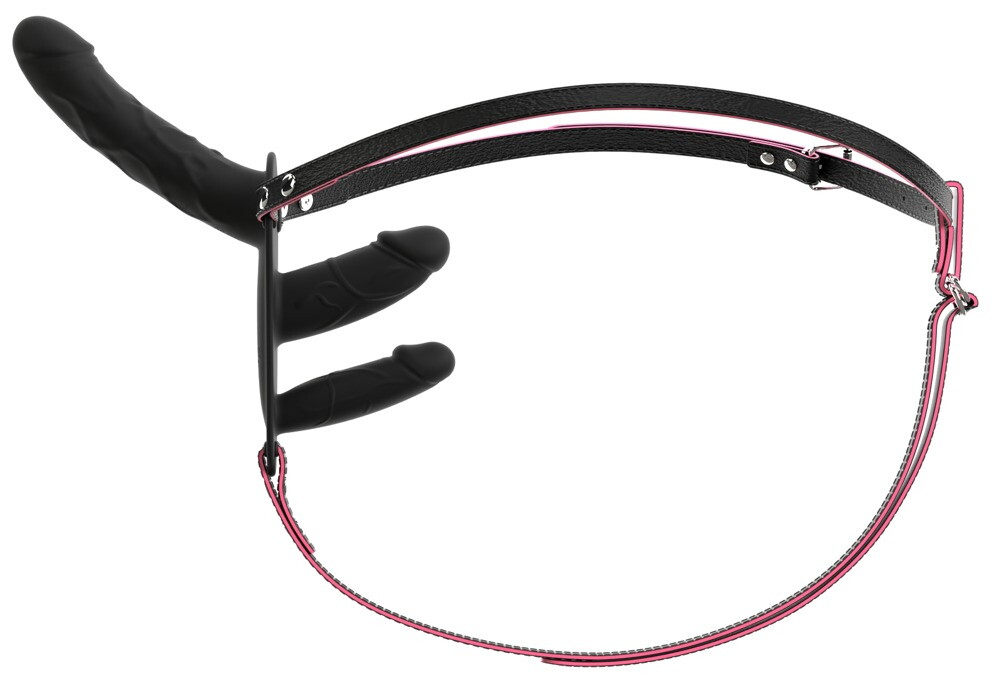 Strap-on "RC Double Inside“ med 3 vibratorer