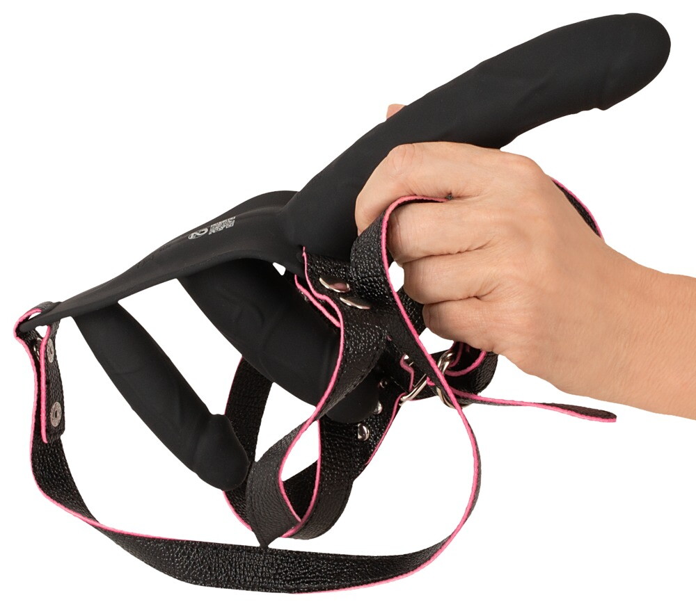 Strap-on "RC Double Inside“ med 3 vibratorer