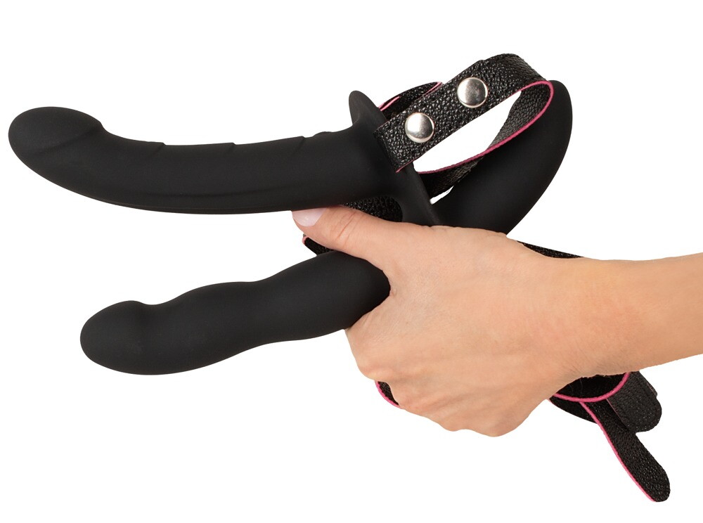 Strap-on "RC Double Outside" med 3 vibratorer