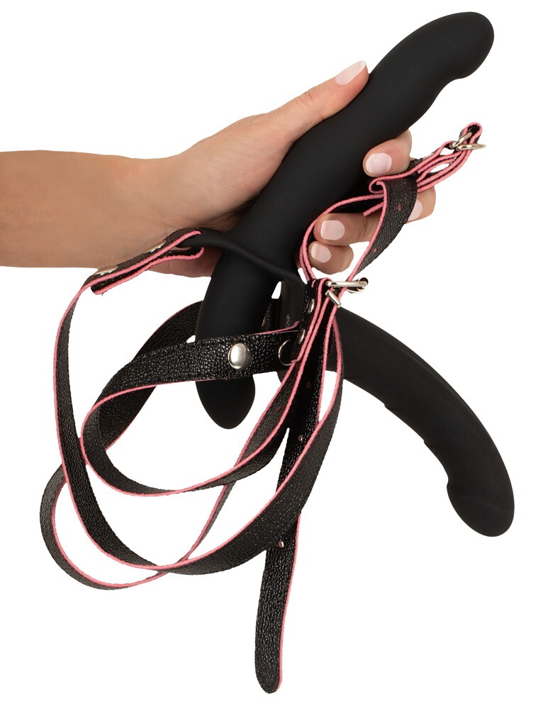Strap-on "RC Double Outside" med 3 vibratorer