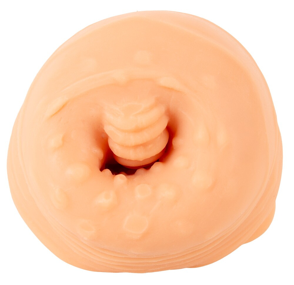 Vibrerende penishylster "2in1 Extension & Masturbator RC“ med testikelring