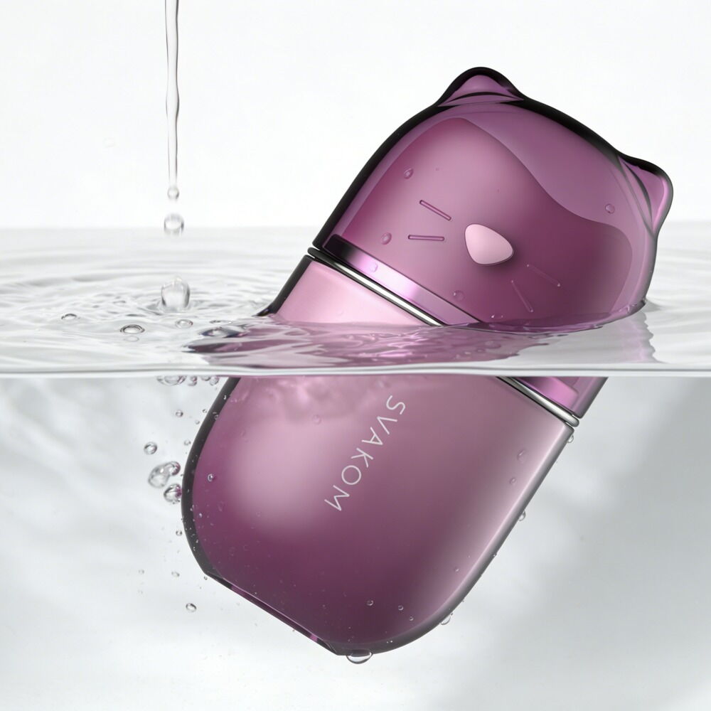 Lay-on vibrator "Klitty" med slikke- og sugefunktion