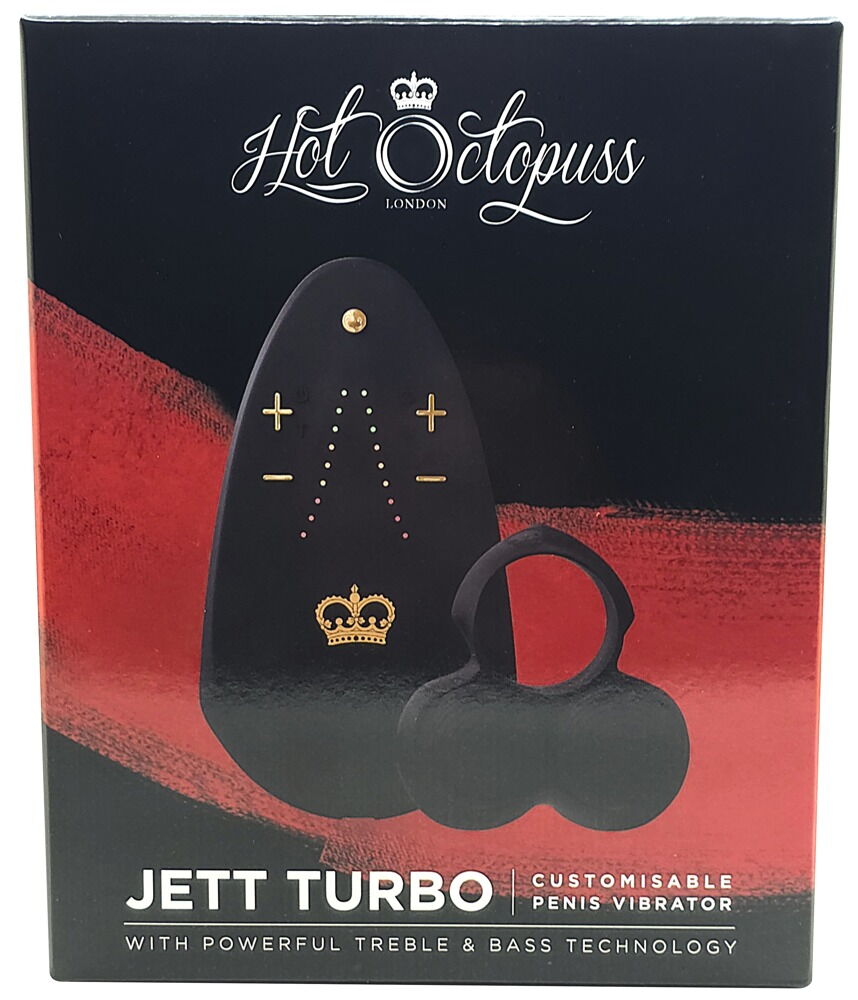 Vibrerende penisring „Jett Turbo“ til stimulering af frenulum