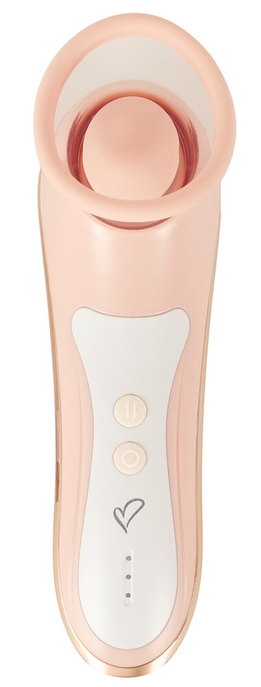 Klitorisstimulator "LYVENA Touch Control Massager" med suge- og pulsationsfunktion