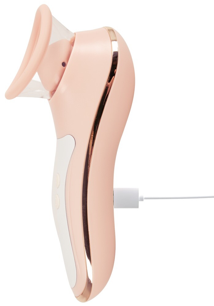 Klitorisstimulator "LYVENA Touch Control Massager" med suge- og pulsationsfunktion