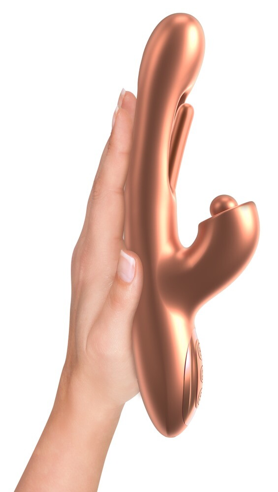 Rabbit Vibrator "be in Motion" med Flicking Tongue