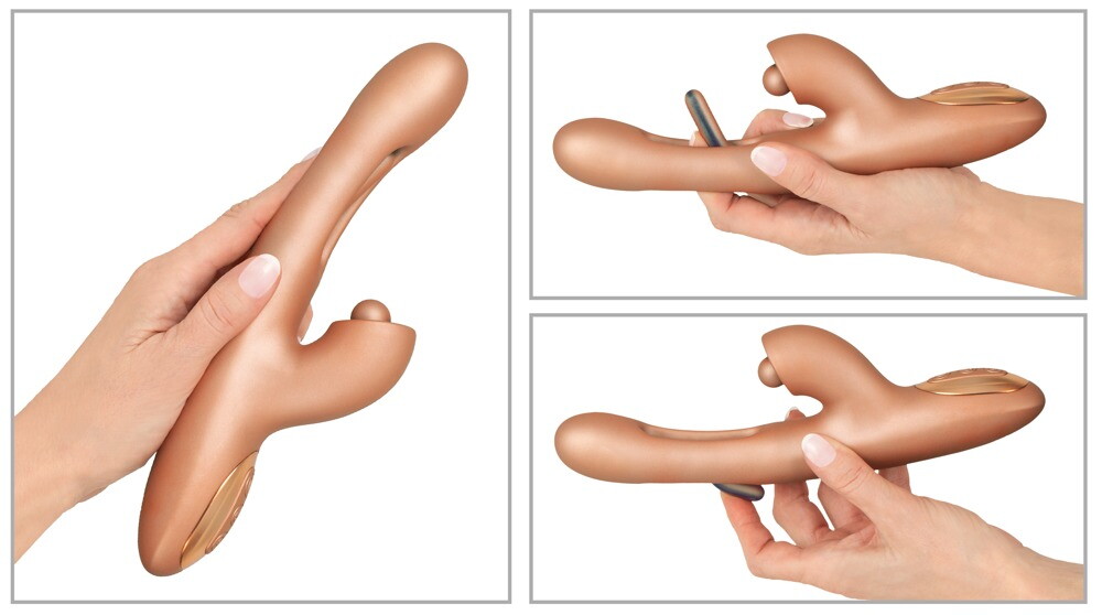 Rabbit Vibrator "be in Motion" med Flicking Tongue