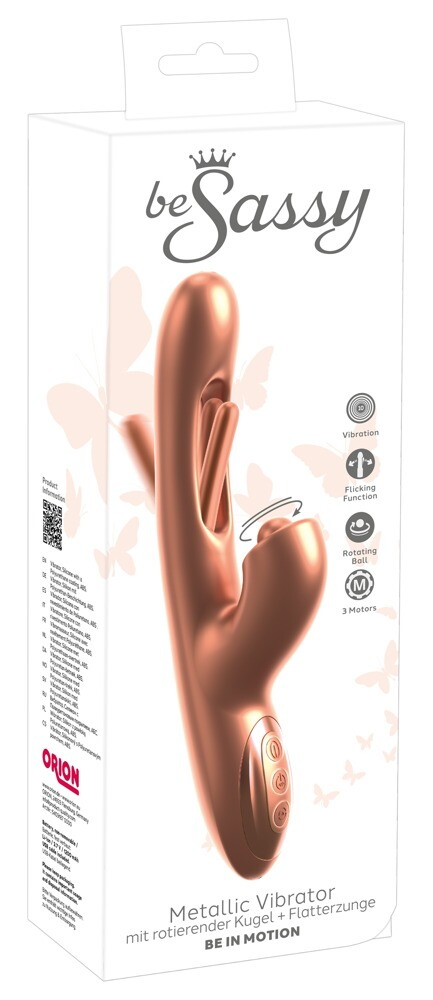 Rabbit Vibrator "be in Motion" med Flicking Tongue