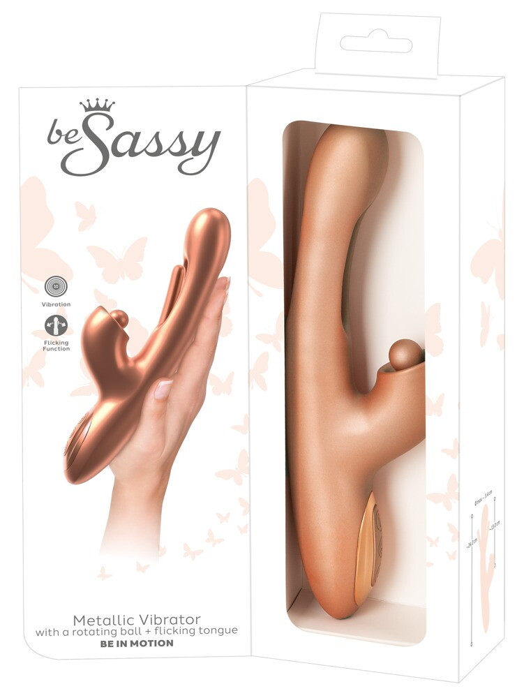 Rabbit Vibrator "be in Motion" med Flicking Tongue