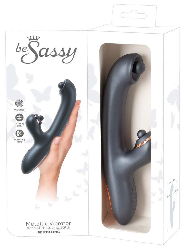 Rabbit Vibrator "be Rolling" med stimuleringskugler