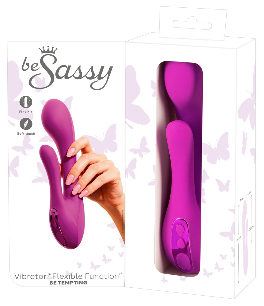 Dobbeltvibrator "Flexible Function be Tempting" med 2 x 10 vibrationsindstillinger