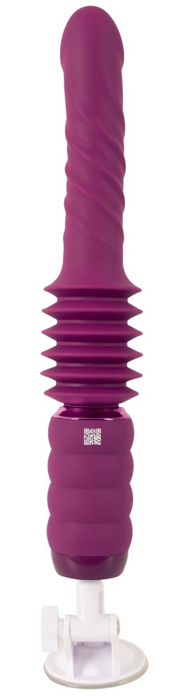 Stødevibrator "Thrusting & Rotating Fucking Machine" med aftagelig sugekop