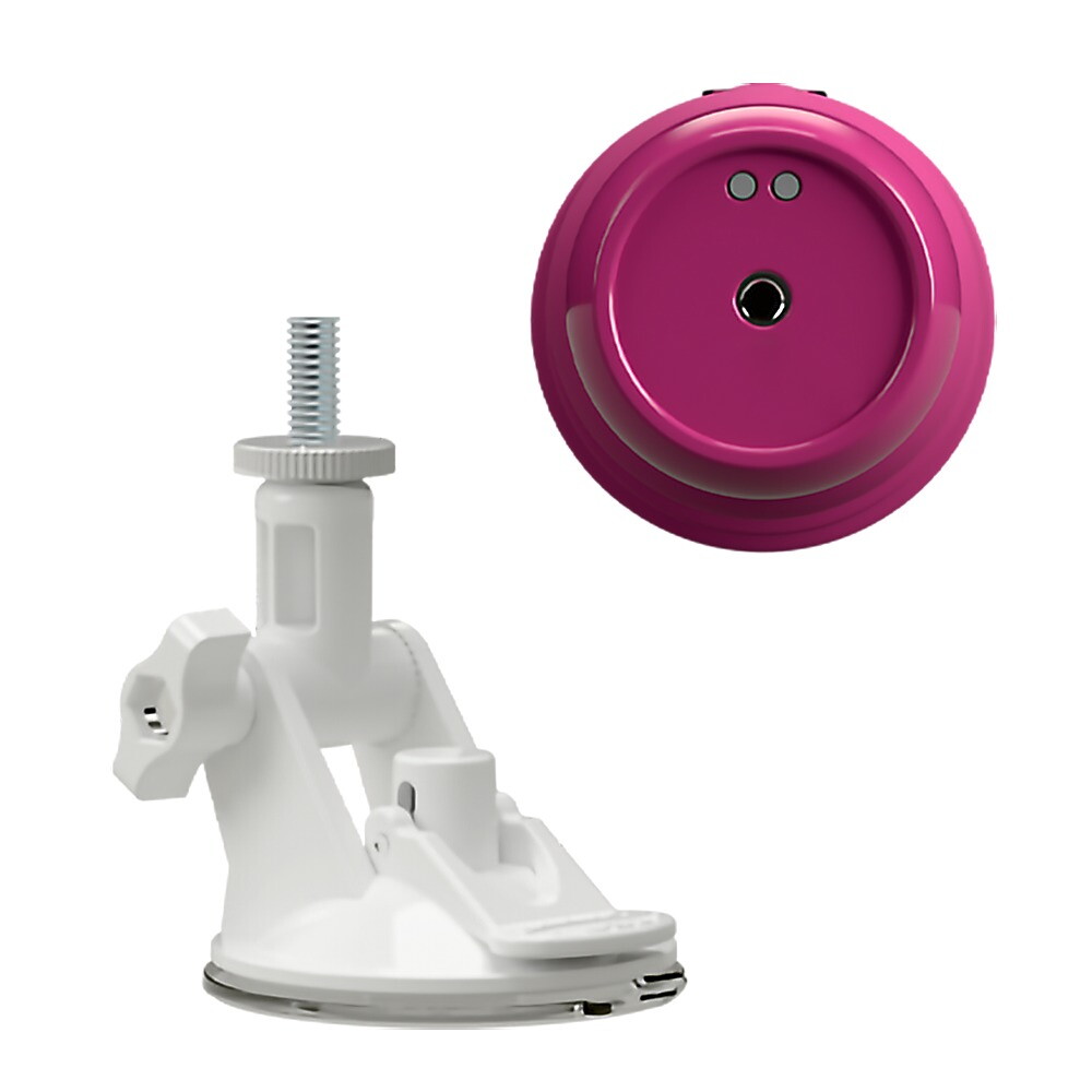 Stødevibrator "Thrusting & Rotating Fucking Machine" med aftagelig sugekop