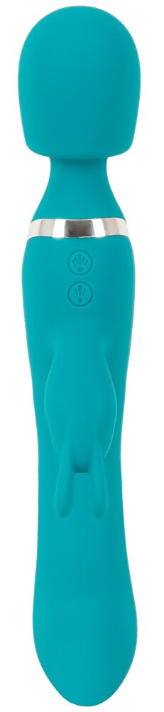 Massagestav og rabbit vibrator i ét sexlegetøj